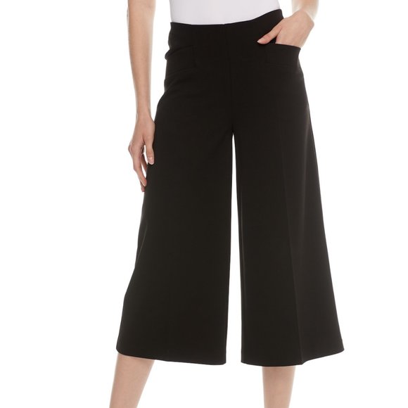 ILTM Marlena High-Waist Gaucho Cropped Trousers - Picture 1 of 9